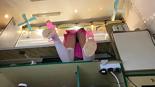 Super cute step descendant voyeur privy camera upskirt at work