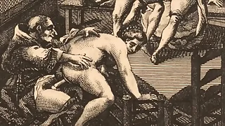 vintage chap-fallen drawings